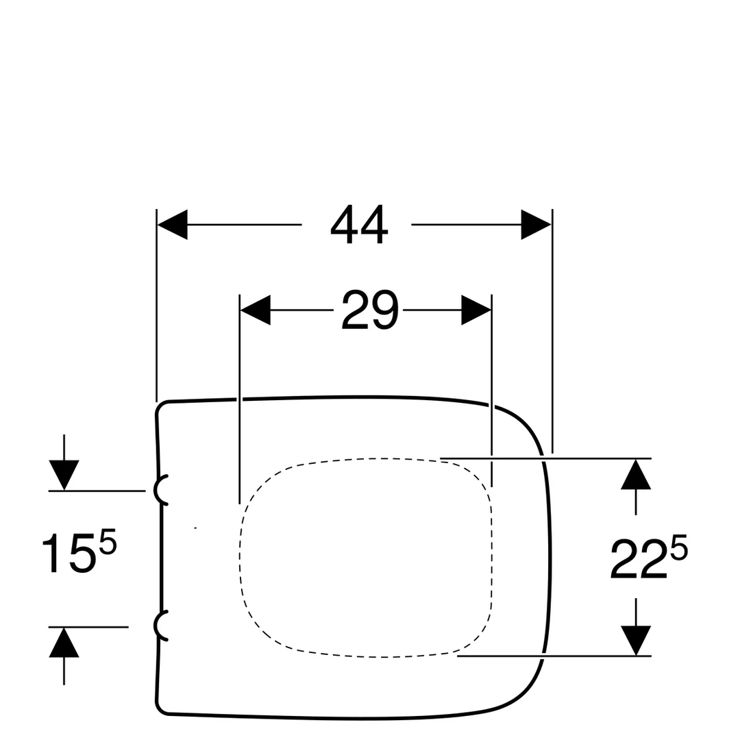 Toiletzitting met deksel - wit - HBS27 - Hbs00027 1 - HBS00027