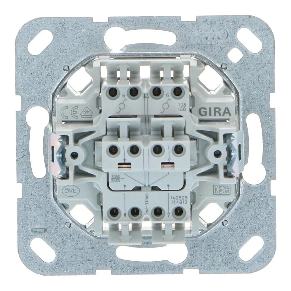 Wissel-wisselschakelaar inbouw 10A 250V - HBS41 - Hbs00041 1 - HBS00041