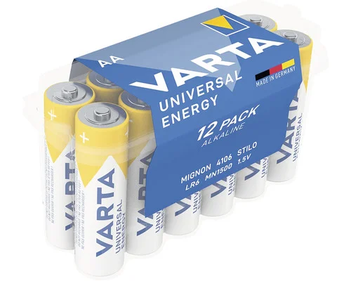 VARTA Batterijen Engergy AA, 12 stuks - HBS92 - Hbs00092 - HBS00092