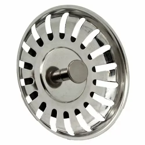 Korfplug verchroomd met gootsteenstop functie - HBS93 - Hbs00093 - HBS00093