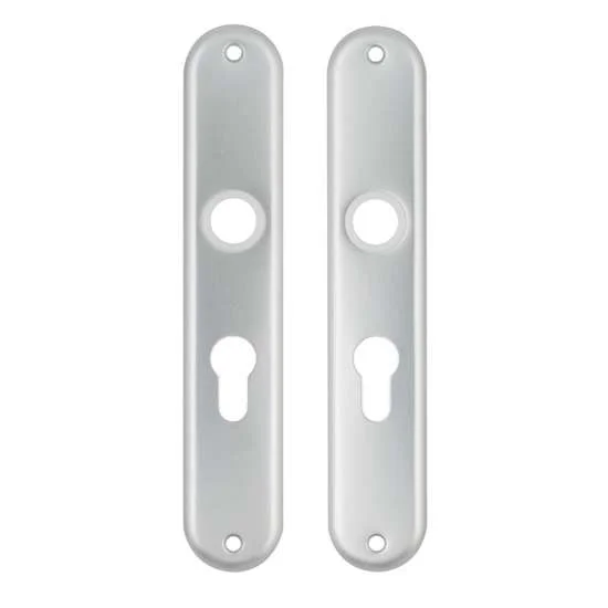Langschilden ovaal met kruk- en cilindergat 220x40mm | per set - HBS120 - Hbs00120 - HBS00120