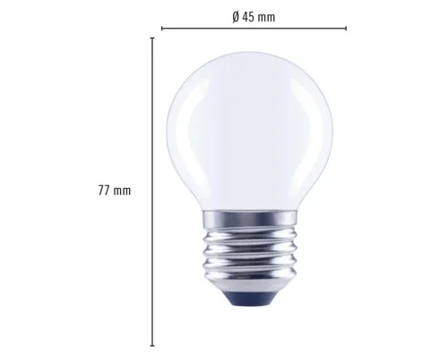 LED lamp E27/6W G45 warmwit mat | HBS144 - Hbs00144 2 - HBS00144