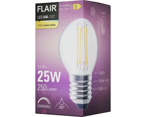 LED lamp E27/2W G45 warmwit helder - HBS148 - Hbs00148 3 - HBS00148