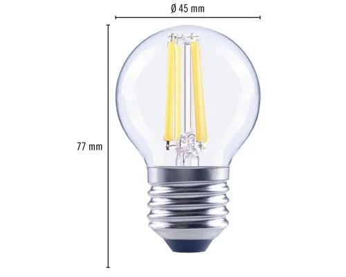 LED lamp E27/4W G45 warmwit helder - HBS149 - Hbs00149 2 - HBS00149