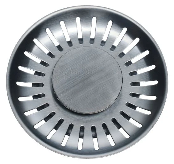 Korfplug met grote knop kleur gun metal / mat antraciet - HBS153 - R39267 k str pla v2501 - HBS00153